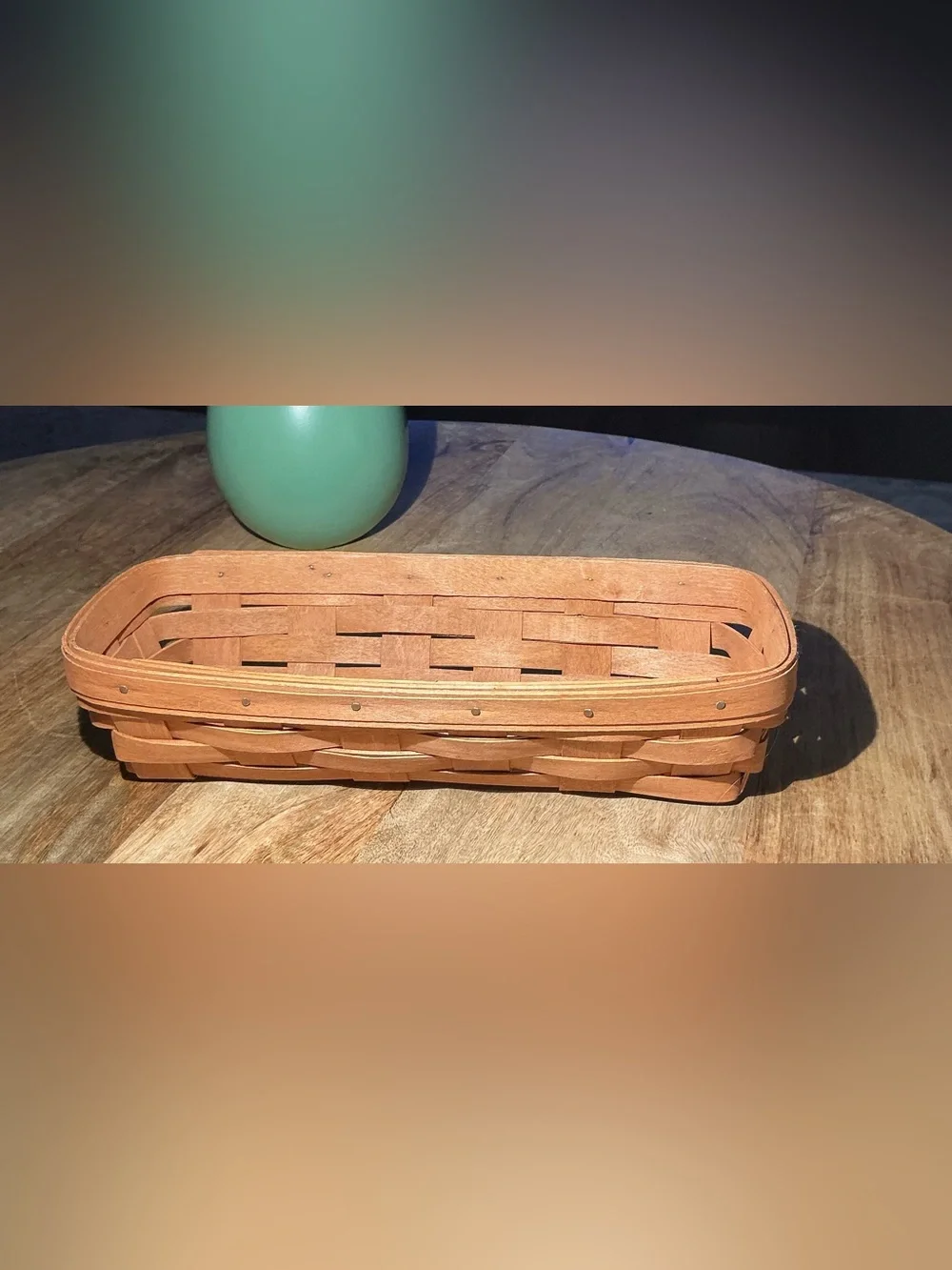 Vintage 1989 Longaberger Cracker Basket